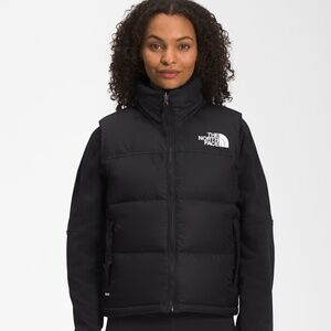 Women's The North Face Puffer Vest - black